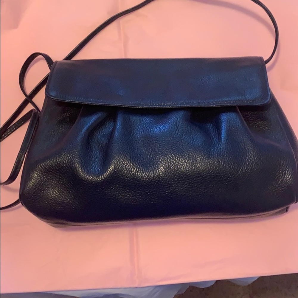 Crouch &Fitzgerald black shoulder bag